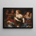 Sémiramis llamada a las armas - Pietro Dandini — cuadro enmarcado en la pared