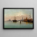 At the entrance of the Grand Canal - Pietro Galter — framed artwork on a wall