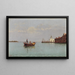 View of Punta della Dogana - Pietro Galter — framed artwork on a wall