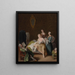 El despertar de la dama - Pietro Longhi — cuadro enmarcado en la pared