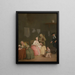 La carta - Pietro Longhi — cuadro enmarcado en la pared
