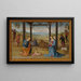 La Natividad - Pietro Perugino — cuadro enmarcado en la pared