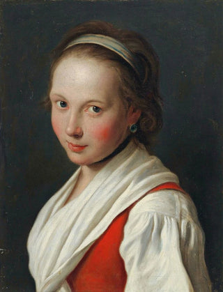 Pietro Rotari - Portrait Of A Young Woman With A Hair Band.webp