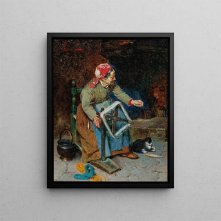 Pietro Torrini - Friendly Assistance at the Spinning Wheel.webp