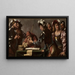 Chiromancer Painting - Pietro della Vecchia — framed artwork on a wall