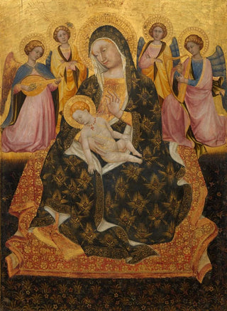 Pietro di Domenico da Montepulciano - Madonna and Child with Angels.webp