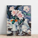 Reproduction of the painting Pink Roses in a Glass Vase - Samuel John Peploe