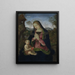 Virgin and Child - Pinturicchio — framed artwork on a wall
