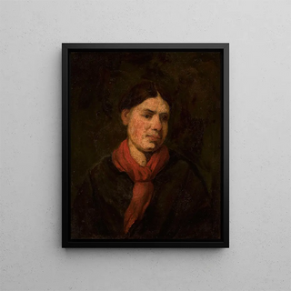 Piotr Michaowski - Girl in a red scarf.webp