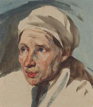 Piotr Michaowski - Landscape study of a village woman.webp
