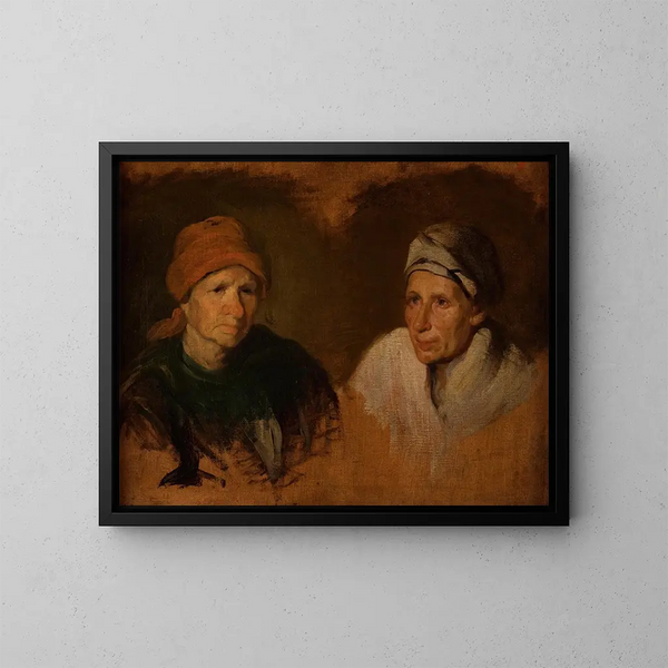 Mujeres campesinas - Piotr Michałowski — cuadro enmarcado en la pared