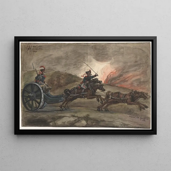 Piotr Michaowski - Polish Artillery of the Duchy of Warsaw of 1809.webp