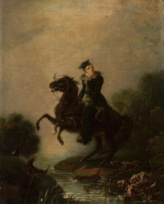 Piotr Michaowski - Portrait of Ignacy Konarski on horseback.webp