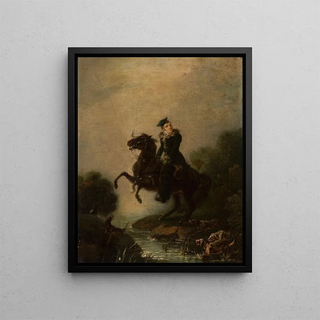 Piotr Michaowski - Portrait of Ignacy Konarski on horseback.webp