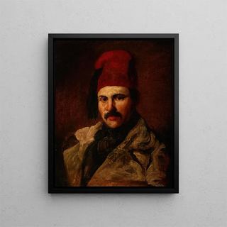Piotr Michaowski - Portrait of Maksymilian Oborski Wearing a Fez.webp