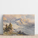 Reproduction of the painting Piz Roseg - Glacier de Tschiervagletscher - Edward Theodore Compton