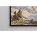 Reproduction of the painting Piz Roseg - Glacier de Tschiervagletscher - Edward Theodore Compton