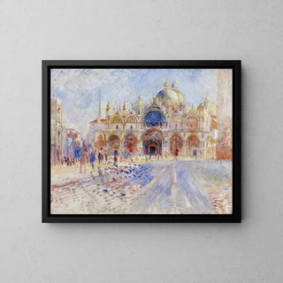 Reproduction tableau | La place Saint Marc, Venise - Pierre-Auguste Renoir | Poster - Toile - Aluminium