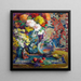 Fish, fruits and flowers - Kathryn E Cherry — framed artwork on a wall