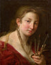 Alegoría de la pintura - Pompeo Batoni — vista de la obra