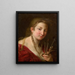 Alegoría de la pintura - Pompeo Batoni — cuadro enmarcado en la pared