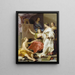 Alegoría de las artes - Pompeo Batoni — cuadro enmarcado en la pared