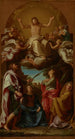 The Christ in Glory with Saints Celse, Julien, Marcionille, and Basilisse - Pompeo Batoni — artwork view