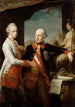 L'Emperador José II con el gran duque Pedro Leopoldo de Toscana - Pompeo Batoni — vista de la obra