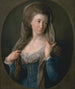 Retrato de una mujer tradicionalmente identificada como Margaret Stuart Lady Hippisley - Pompeo Batoni — vista de la obra