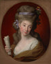 retrato de Izabela nacida Lubomirska, esposa de Ignacy Potocki 1755-1783 - Pompeo Batoni — vista de la obra