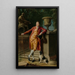 retrato de John Talbot, más tarde 1er conde Talbot - Pompeo Batoni — cuadro enmarcado en la pared