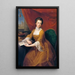 Retrato de Lady Margaret Georgiana Poyntz - Pompeo Batoni — cuadro enmarcado en la pared