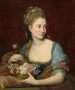 Retrato de una dama en Flore - Pompeo Batoni — vista de la obra