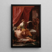 Samson and Delilah - Pompeo Batoni — framed artwork on a wall