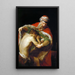 The Return of the Prodigal Son - Pompeo Batoni — framed artwork on a wall