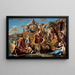 El Triunfo de Venecia - Pompeo Batoni — cuadro enmarcado en la pared