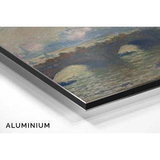 Pont de Waterloo, journée grise - Claude Monet | Reproduction Tableau Décoration murale affiche copie