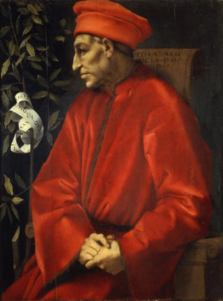 Pontormo Jacopo Carucci - Portrait of Cosimo de Medici the Elder.webp
