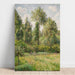 Reproduction of the painting Poplars Painting, Éragny - Camille Pissarro