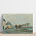 Reproducción del cuadro Port-Marly antes de la inundación - Alfred Sisley