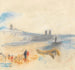 puerto con un vapor en el muelle - Hercules Brabazon Brabazon — vista de la obra