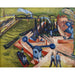 Reproducción del cuadro Puerto occidental de Fráncfort del Meno - Ernst Ludwig Kirchner