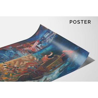 Porter les malades - Arnold Peter Weisz-Kubínčan | Reproduction Tableau Décoration murale affiche copie