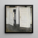 Portes blanches Strandgade 30 - Vilhelm Hammershøi — framed artwork on a wall