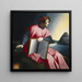 retrato alegórico de Dante - Florentino siglo XVI — cuadro enmarcado en la pared