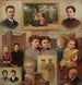 Retrato colectivo de la familia Kalinowski con el autorretrato del pintor - Adrian Gbocki — vista de la obra