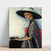 Reproduction of the painting Portrait Painting of Alide Asmuse - Konrad Mägi