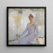 Retrato de Anna de Weert - Emile Claus — cuadro enmarcado en la pared