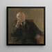Retrato de Antoni Małecki - Zdzisław Jasiński — cuadro enmarcado en la pared
