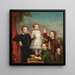 Portrait of Children - George Augustus Baker Jr — framed artwork on a wall